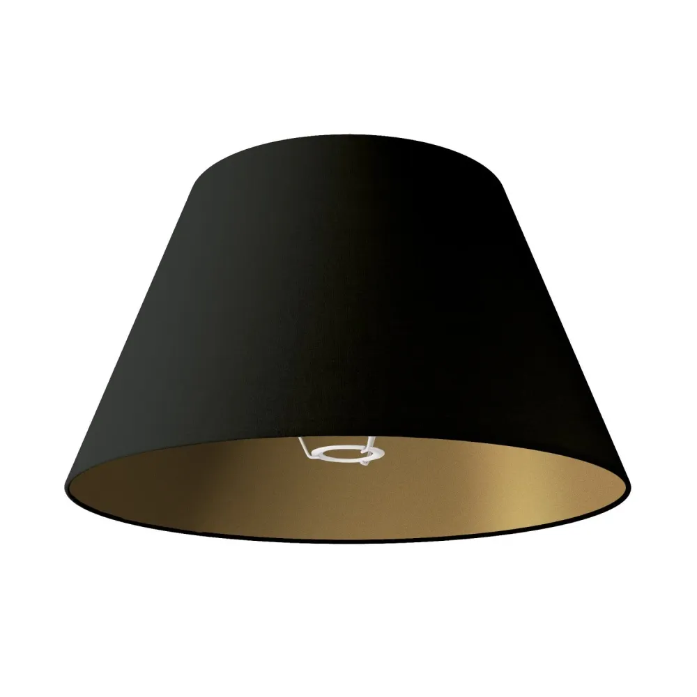 Sjenilo Impero L za stolnu lampu ili zidnu lampu s priključkom E27 - Proizvedeno u Italiji - Crno/Zlatno