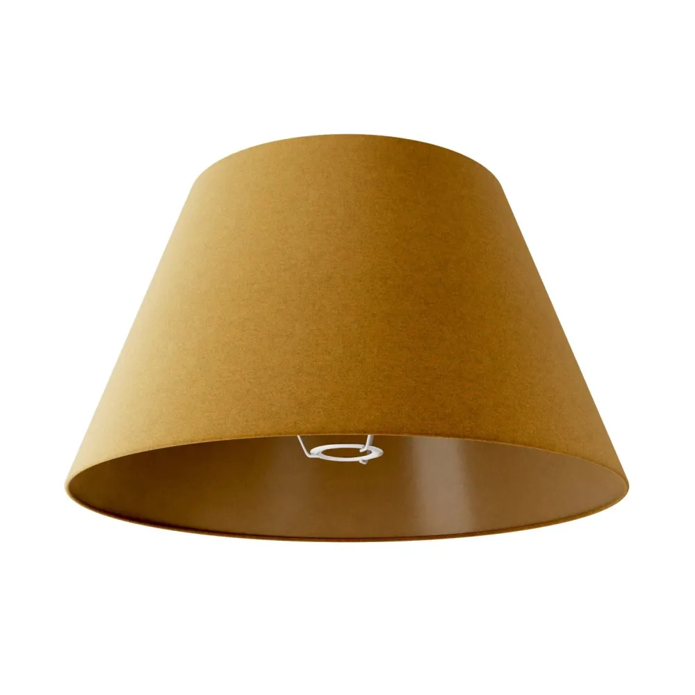Sjenilo Impero L za stolnu lampu ili zidnu svjetiljku s E27 grlom - Made Italy - Senf vuna