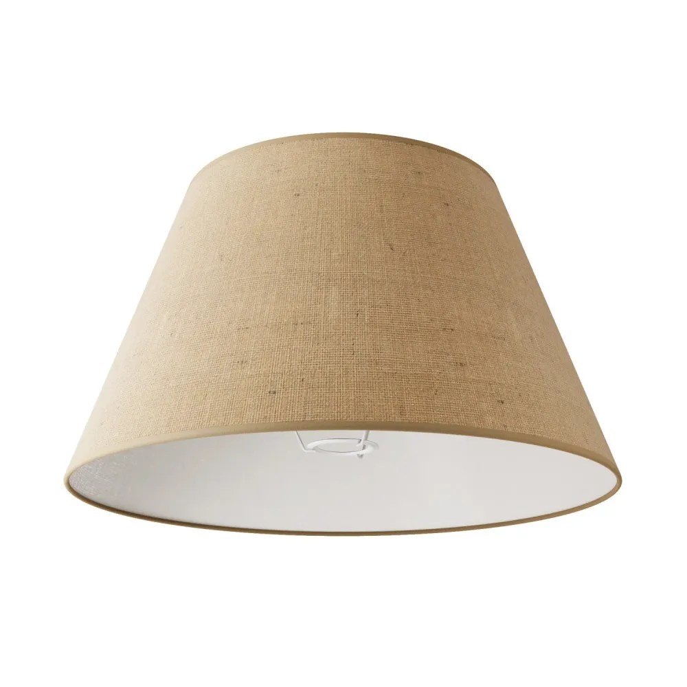 Sjenilo Impero L za stolnu lampu ili zidnu lampu s E27 grlom - Proizvedeno u Italiji - Prirodna juta