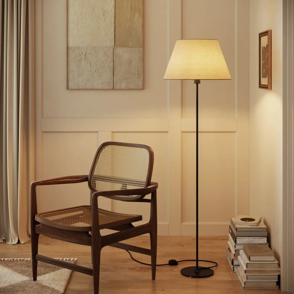 Sjenilo Impero L za stolnu lampu ili zidnu lampu s navojem E27 - Izrađeno u Italiji - Arenal Taupe