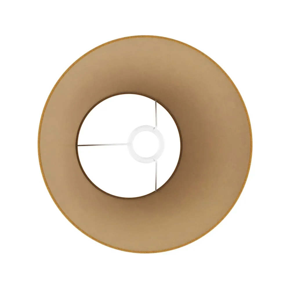 Sjenilo Impero M od tkanine za podnu lampu s E27 grlom - Proizvedeno u Italiji - Vuna Senf