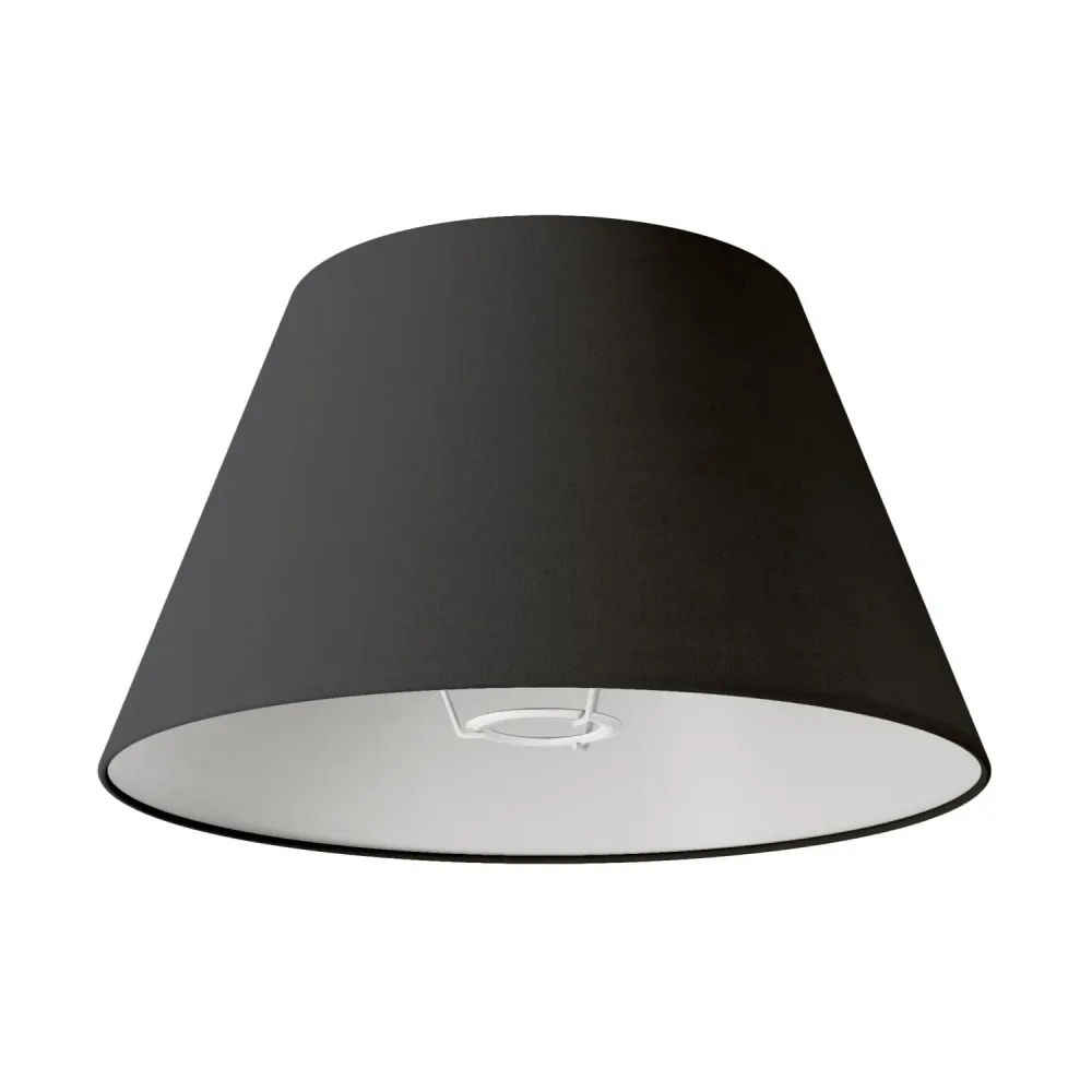 Sjenilo Impero M od tkanine za podnu lampu s grlom E27 - Proizvedeno u Italiji - Teletta Antracit