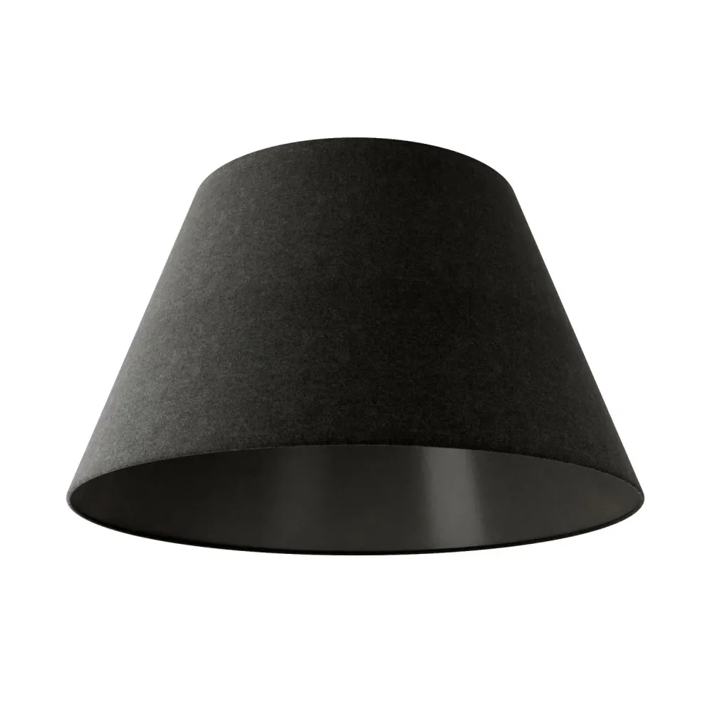 Sjenilo Impero L za viseću lampu s E27 grlom - Proizvedeno u Italiji - Vuna Tamno Siva