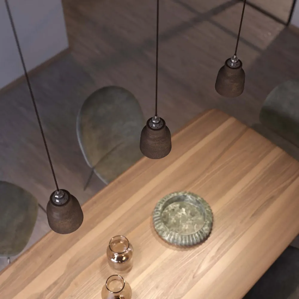 Sjenilo Vaso od keramike, kolekcija Materia - Proizvedeno u Italiji - Corten efekt