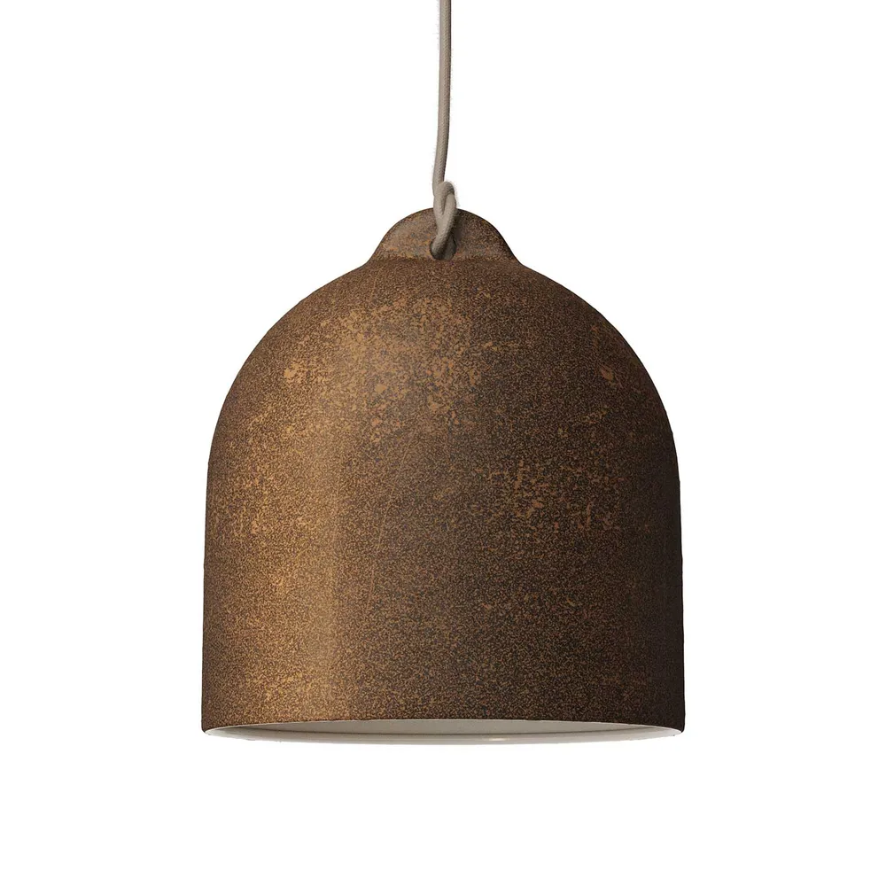 Zvono, sjenilo M od keramike za viseću lampu - Made Italy - Corten efekt