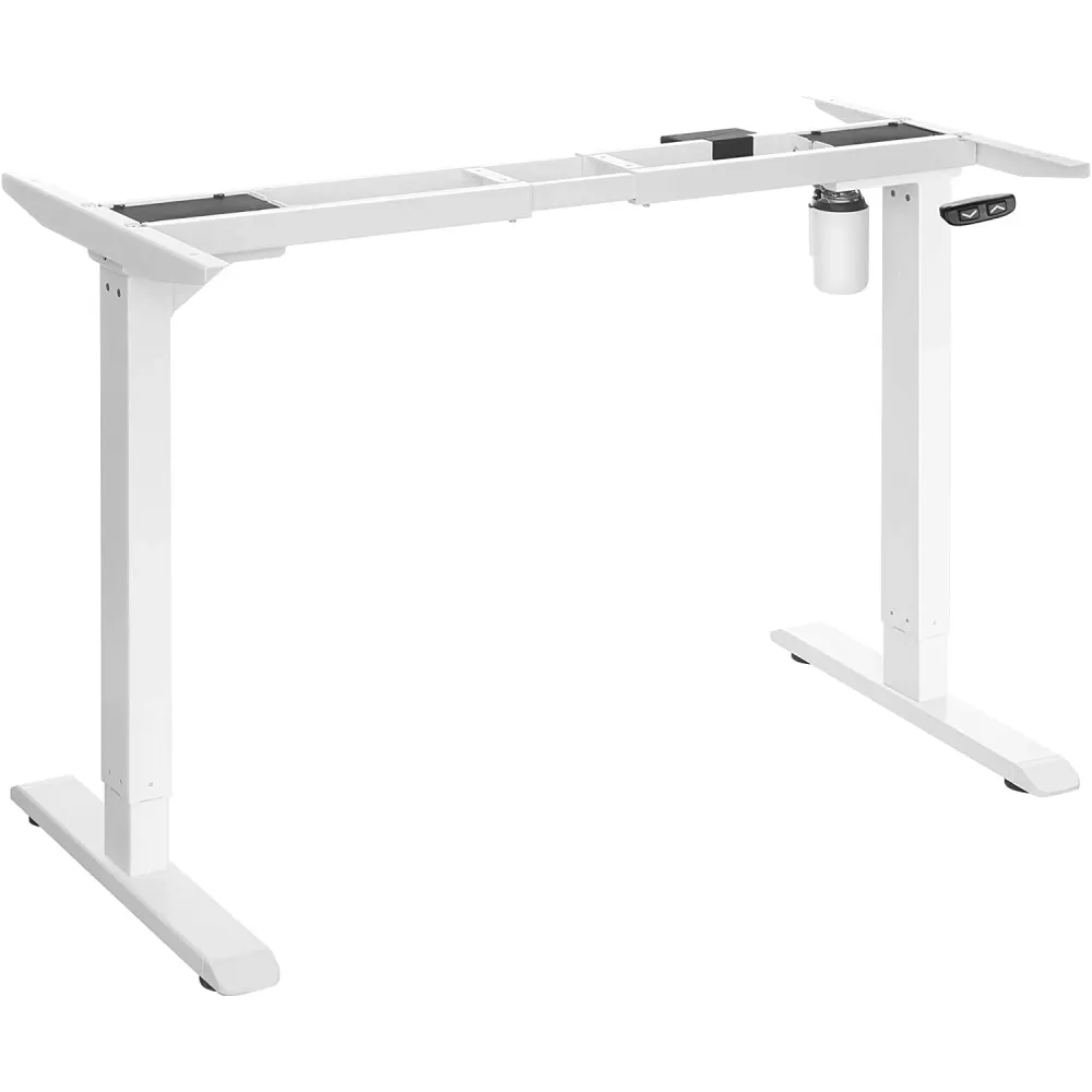Električni stolni okvir, podesiva visina 71–112 cm, bijeli