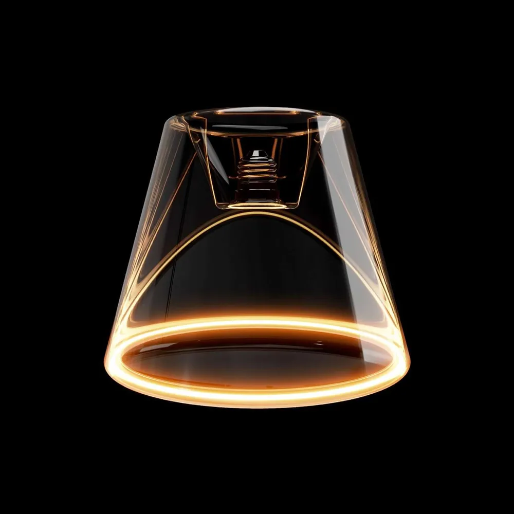 Žarulja LED Prozirna Ghost Line Recessed Cone 6W 500Lm E27 2200K Dimmabilna - G01