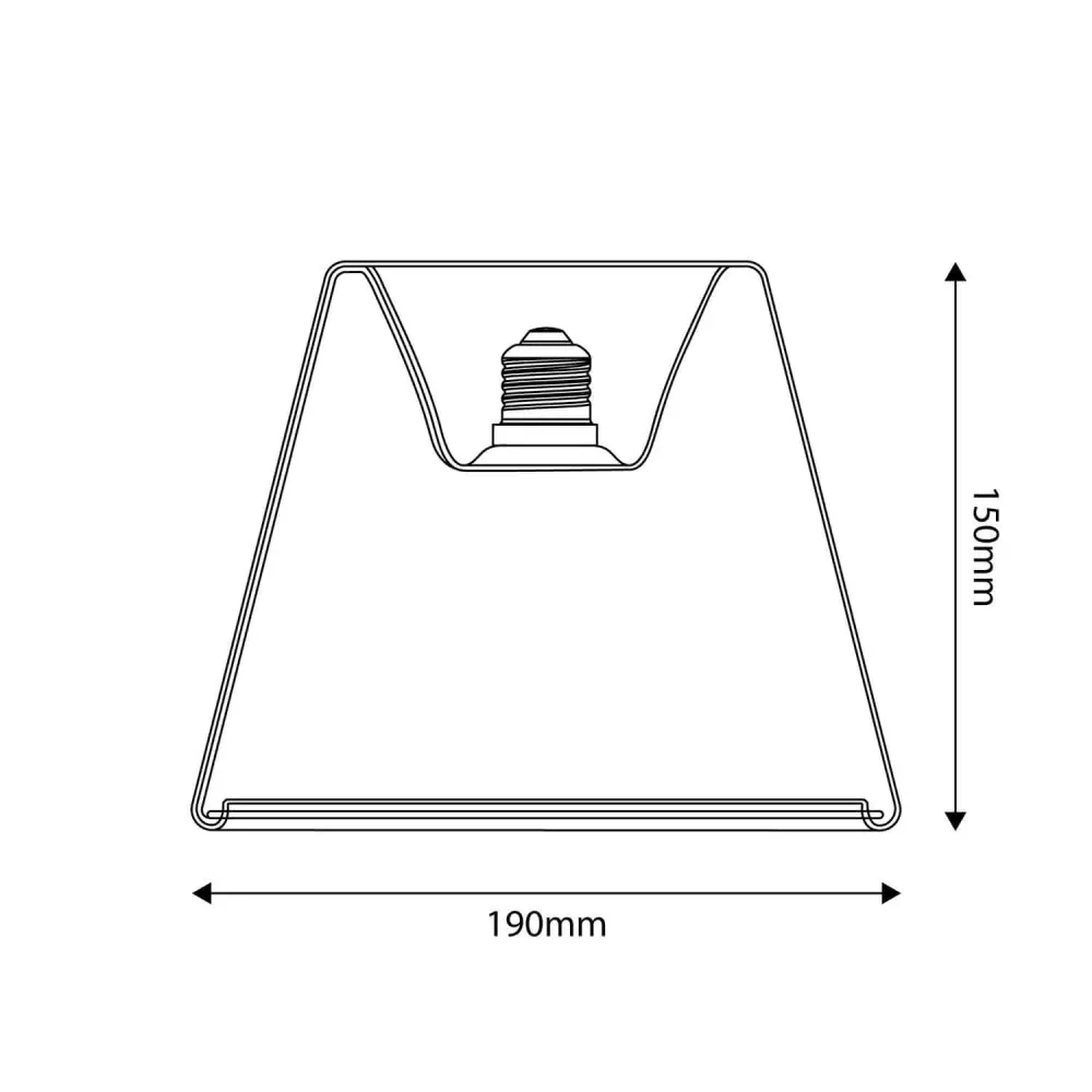 Žarulja LED Prozirna Ghost Line Recessed Cone 6W 500Lm E27 2200K Dimmabilna - G01