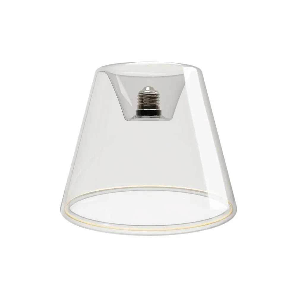 Žarulja LED Prozirna Ghost Line Recessed Cone 6W 500Lm E27 2200K Dimmabilna - G01