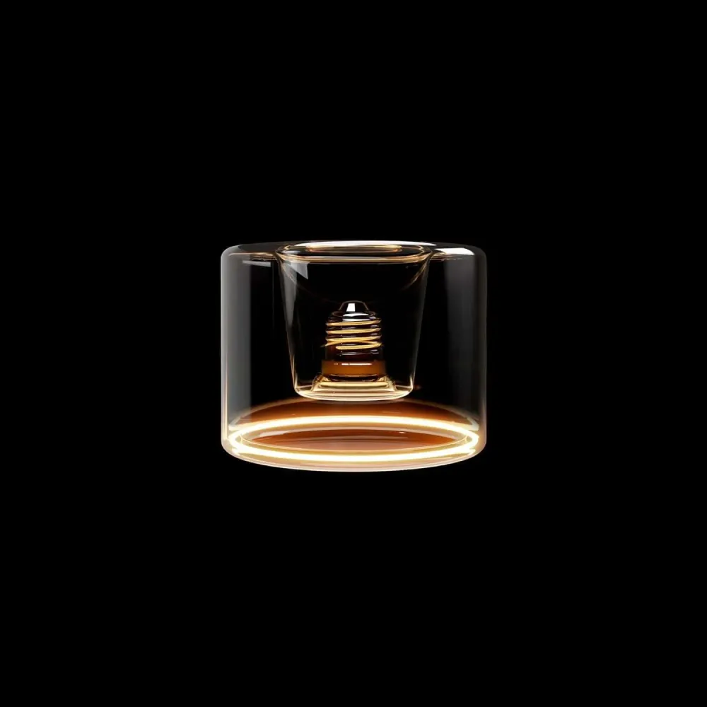 Žarulja LED Transparentna Ghost Line Recessed Donut 120x90 6W 500Lm E27 2200K Dimmabilna - G03