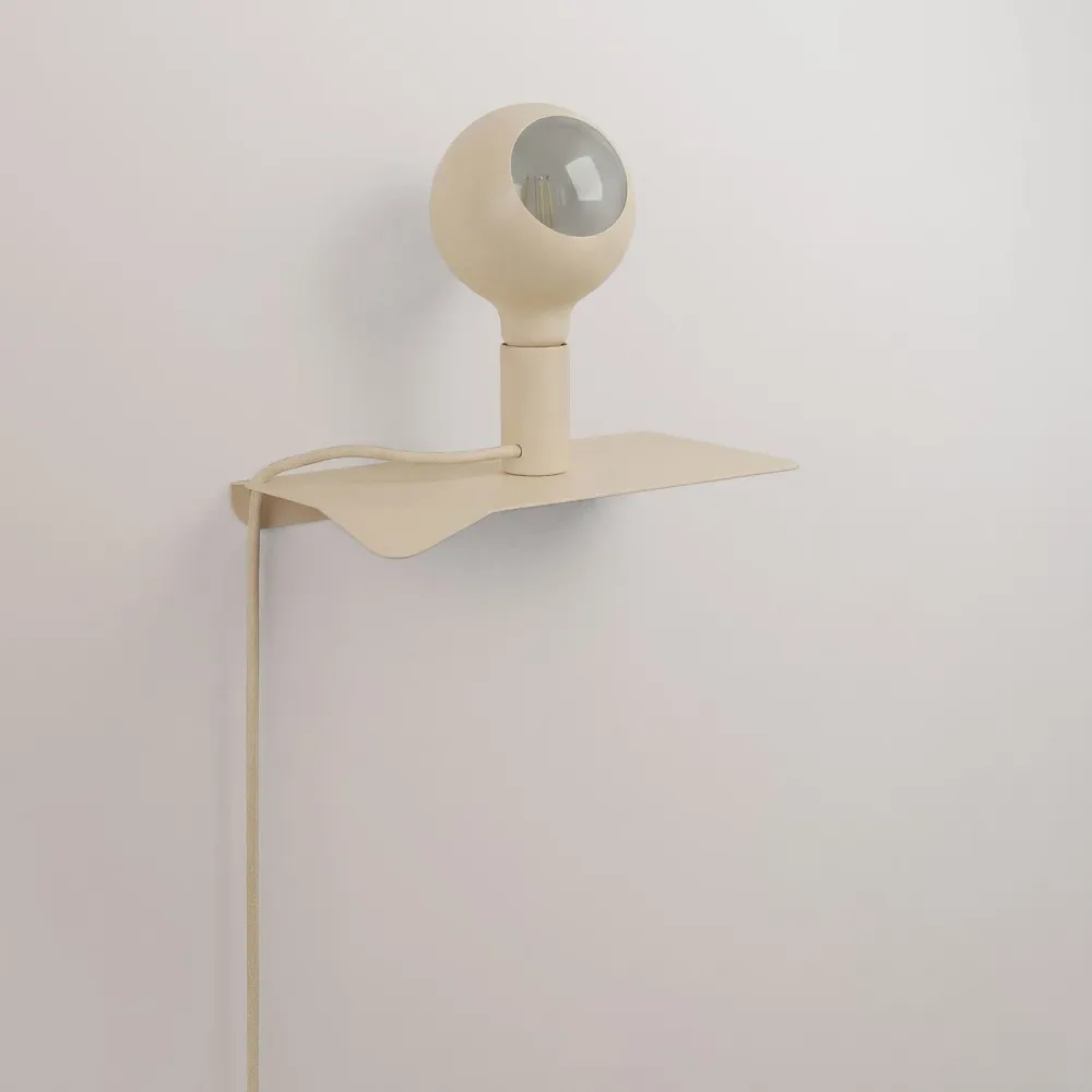 Combo Camo - Lampa s policom i UK utikačem - Panna