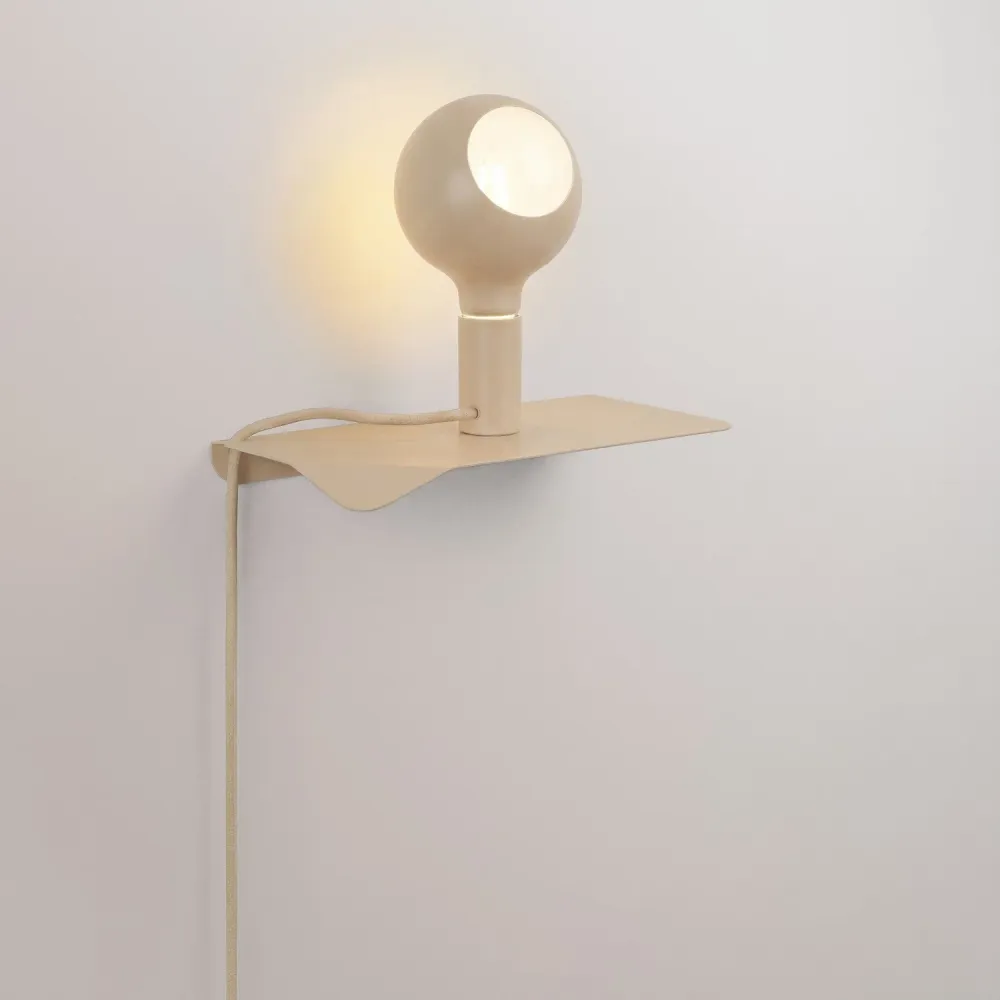 Combo Camo - Lampa s policom i UK utikačem - Panna