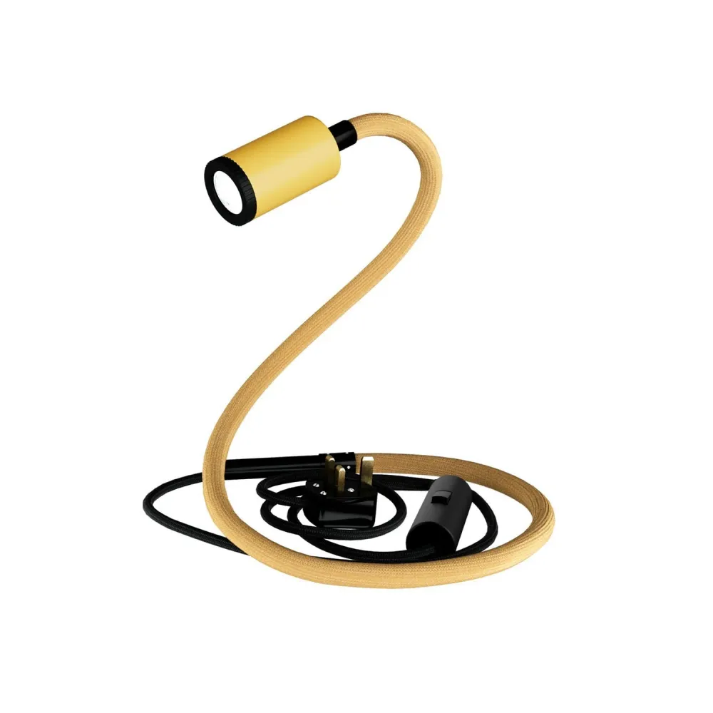 GU1d-one Pastel Podesiva lampa bez baze s mini LED reflektorom i UK utikačem - Mostarda
