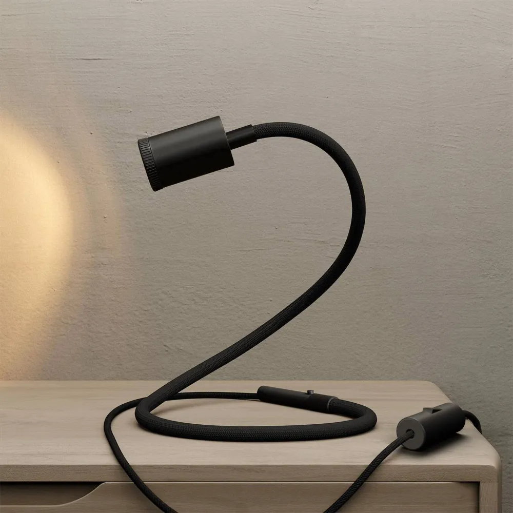 GU1d-one Podesiva lampa bez baze s mini LED reflektorom - Crna