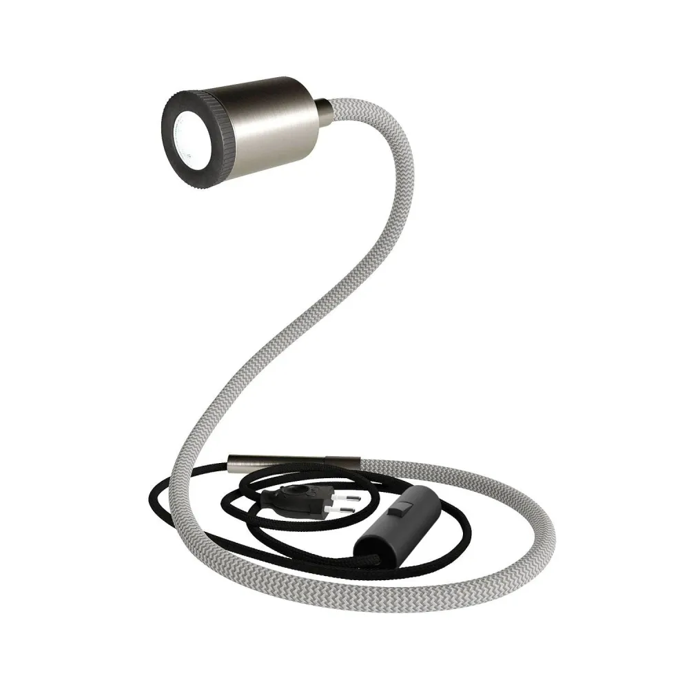 GU1d-one Podesiva lampa bez baze s mini LED reflektorom - Mat titanij