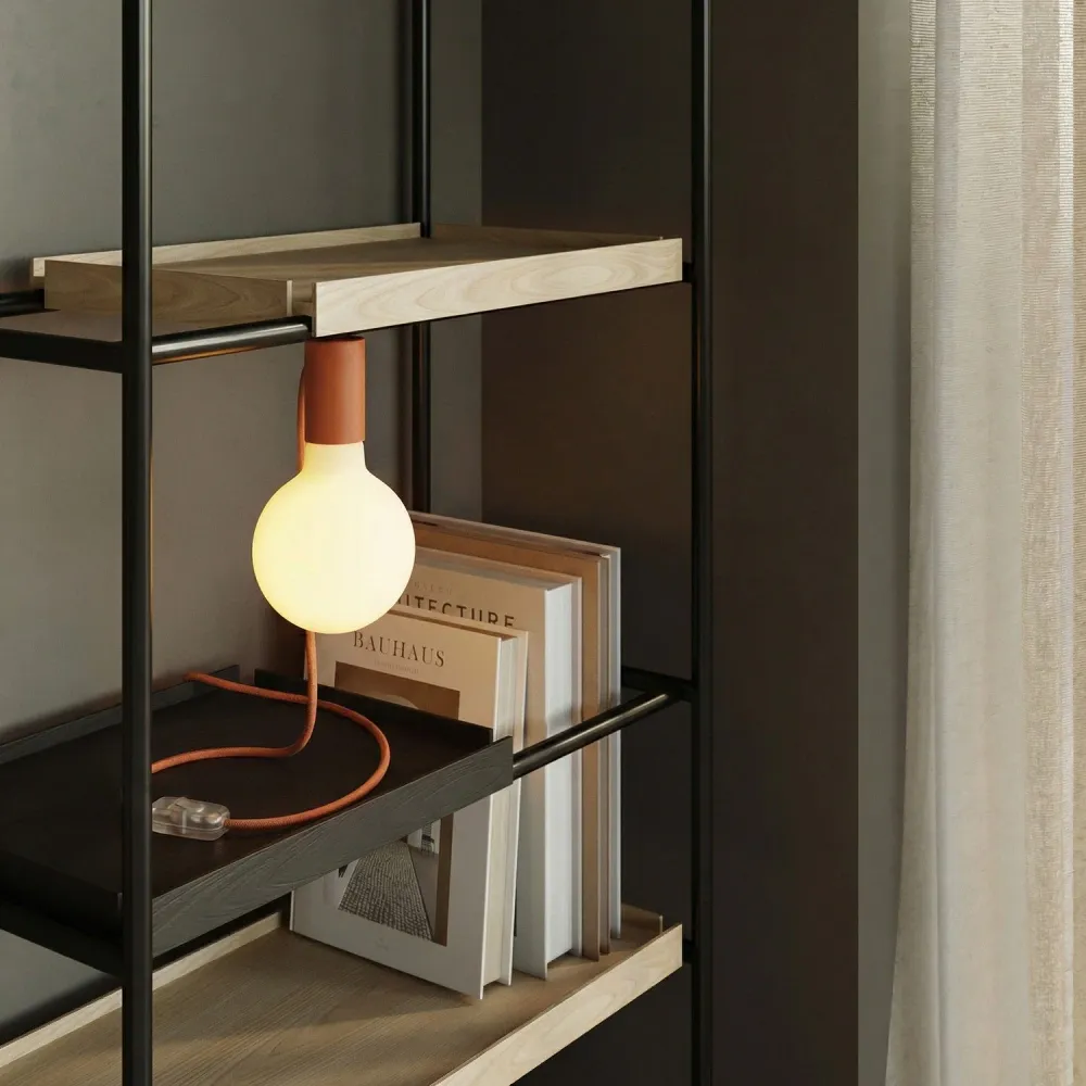 Lampa magnetska plug- s grlom E27 - Narančasta