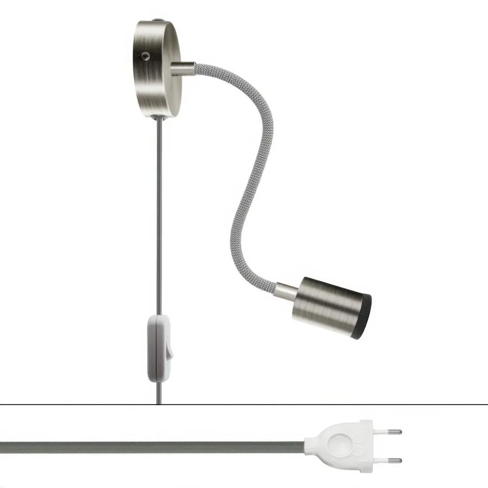 Lampa Spostaluce Flex 30 sa zakretnim reflektorom GU1d0 - Saten titanij