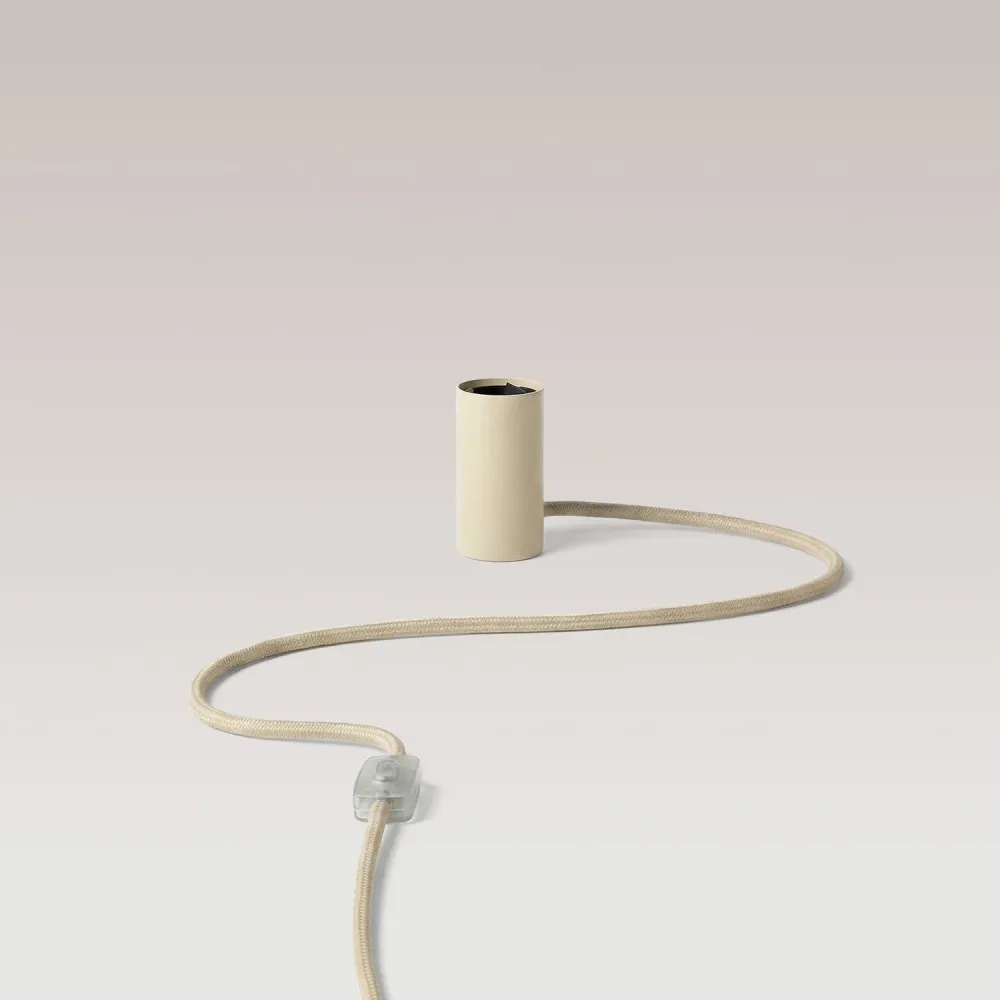 Lampada magnetica plug- con attacco E27 - Panna