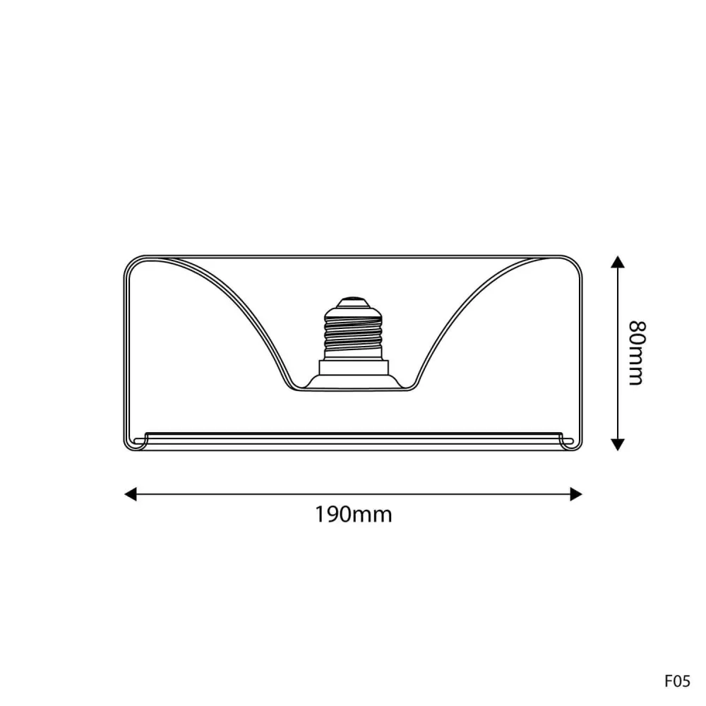 LED žarulja prozirna Ghost Line Recessed Donut 195x83 6W 500Lm E27 2200K prigušiva - G02