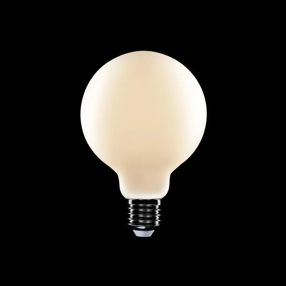 LED Porcelain Effect Light Bulb CRI 95 G30 8.8W 600Lm E26 120V 2700K Dimmable - P03