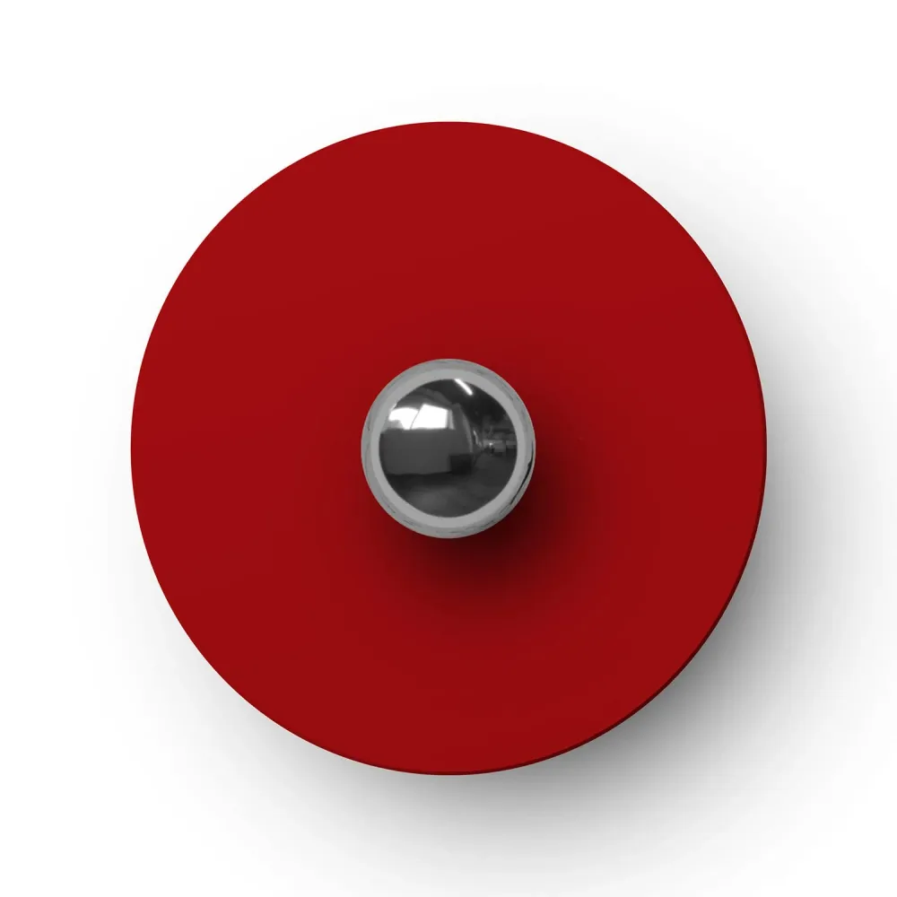 Mini Ellepì 'Solid Color' crvena za lampe, promjer 24 cm - Proizvedeno u Italiji