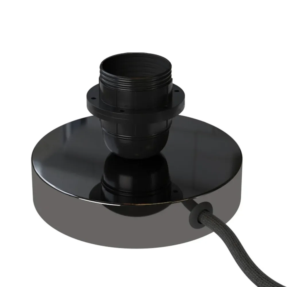Posaluce za sjenilo – stolna lampa od metala – Crni biser
