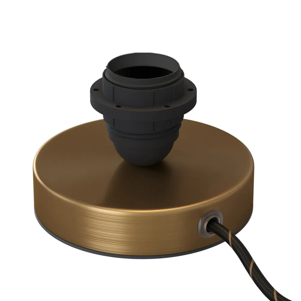 Posaluce za sjenilo - Stolna lampa od metala - Saten bronca