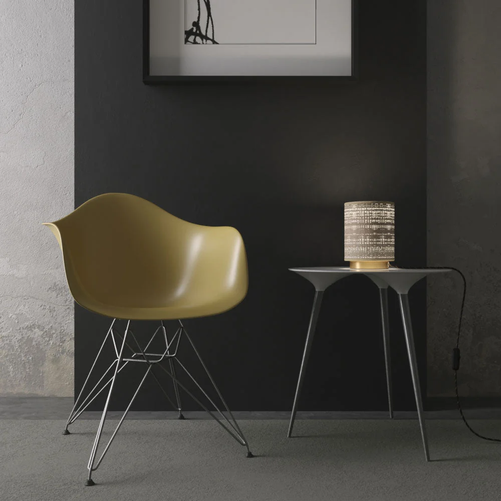 Posaluce za sjenilo - Stolna lampa od metala - Saten bronca