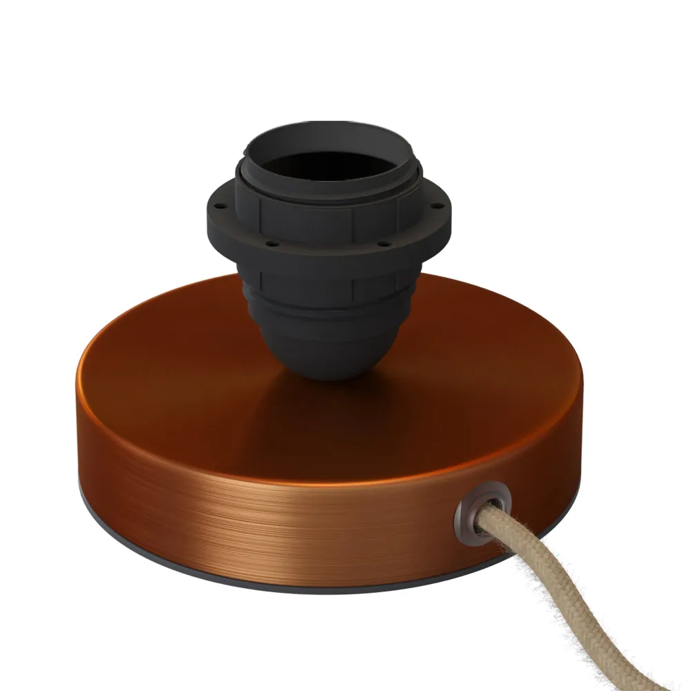 Posaluce za sjenilo - Stolna lampa od metala - Satenasta bakrena