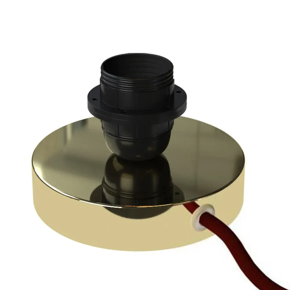 Posaluce za sjenilo - Stolna lampa od metala i UK utikač - Mjed