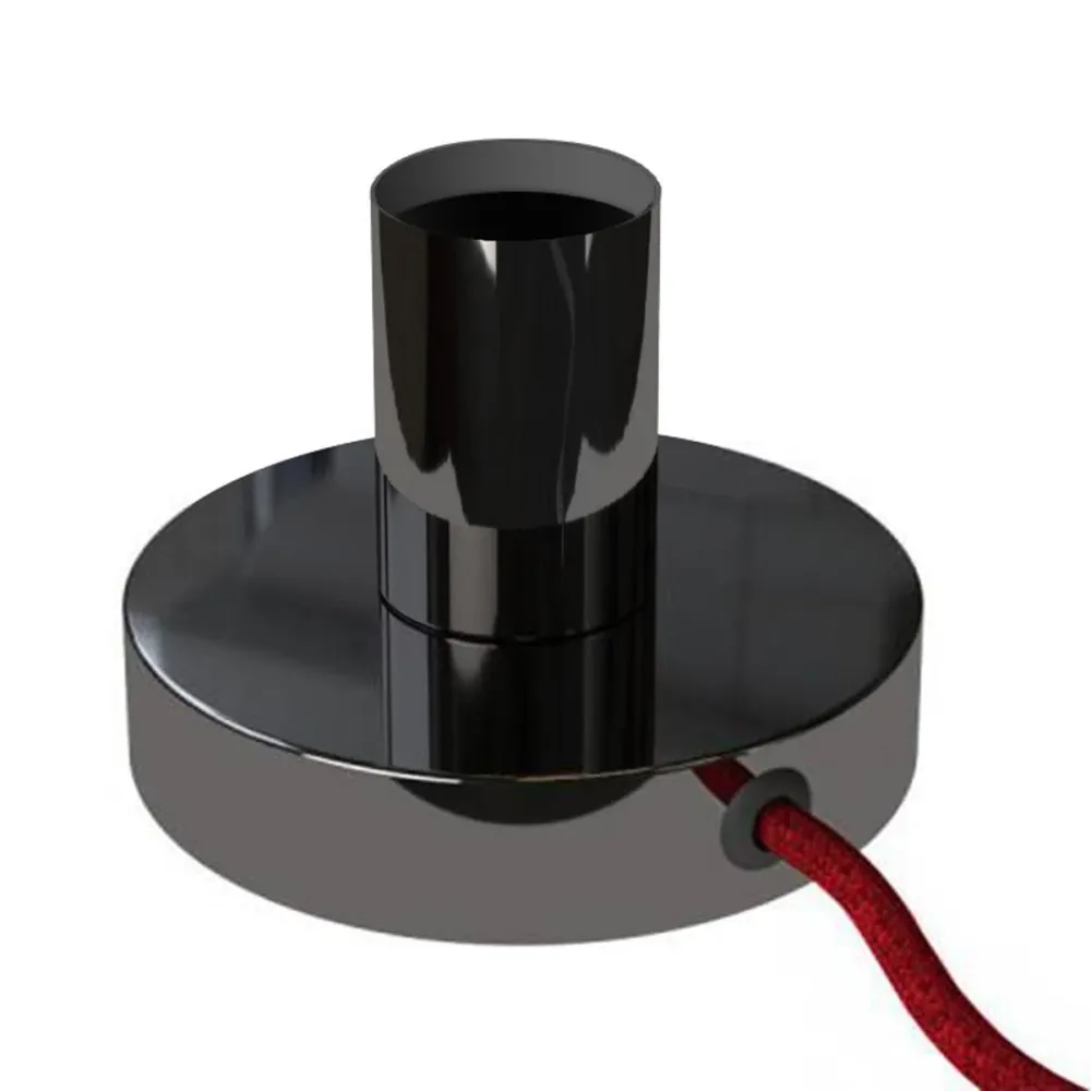 Posaluce - Stolna lampa od metala - Biserno crna
