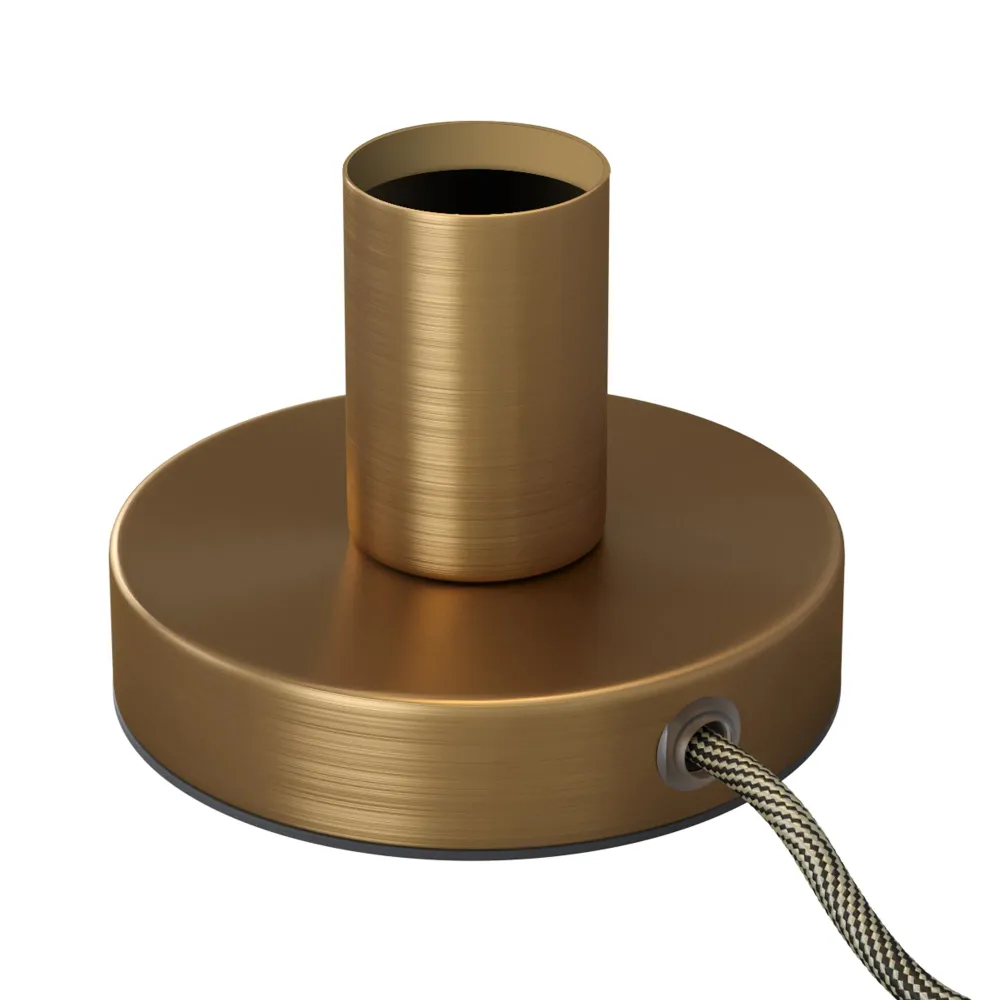 Posaluce - Stolna lampa od metala s UK utikačem - Mat bronca