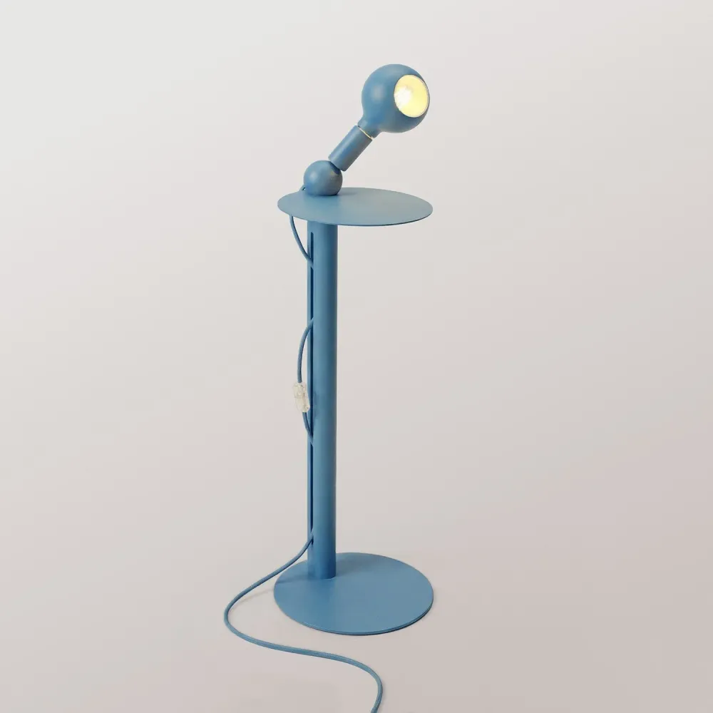 Rocco - Podna lampa sa Žarulja Camo - Plava