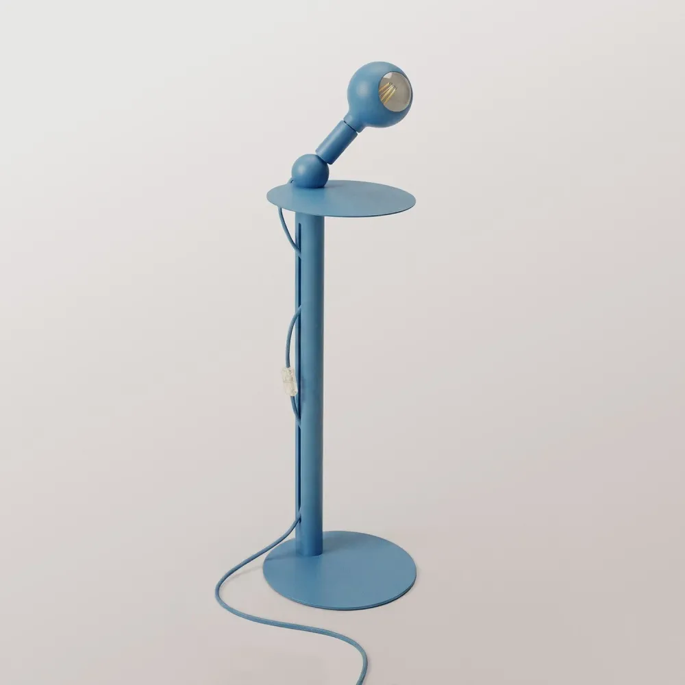 Rocco - Podna lampa sa Žarulja Camo - Plava