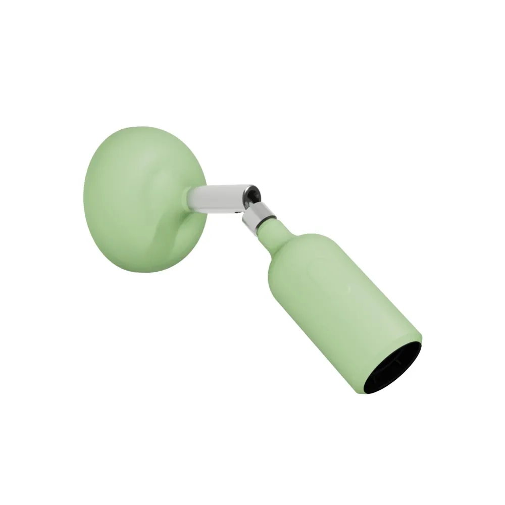 Silicijska Fermaluce zidna lampa sa zglobom i ugrađenim prekidačem - Soft green