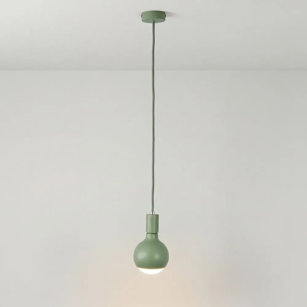 Viseć lampa Filotto Metallico sa žaruljom Lucia - zelena