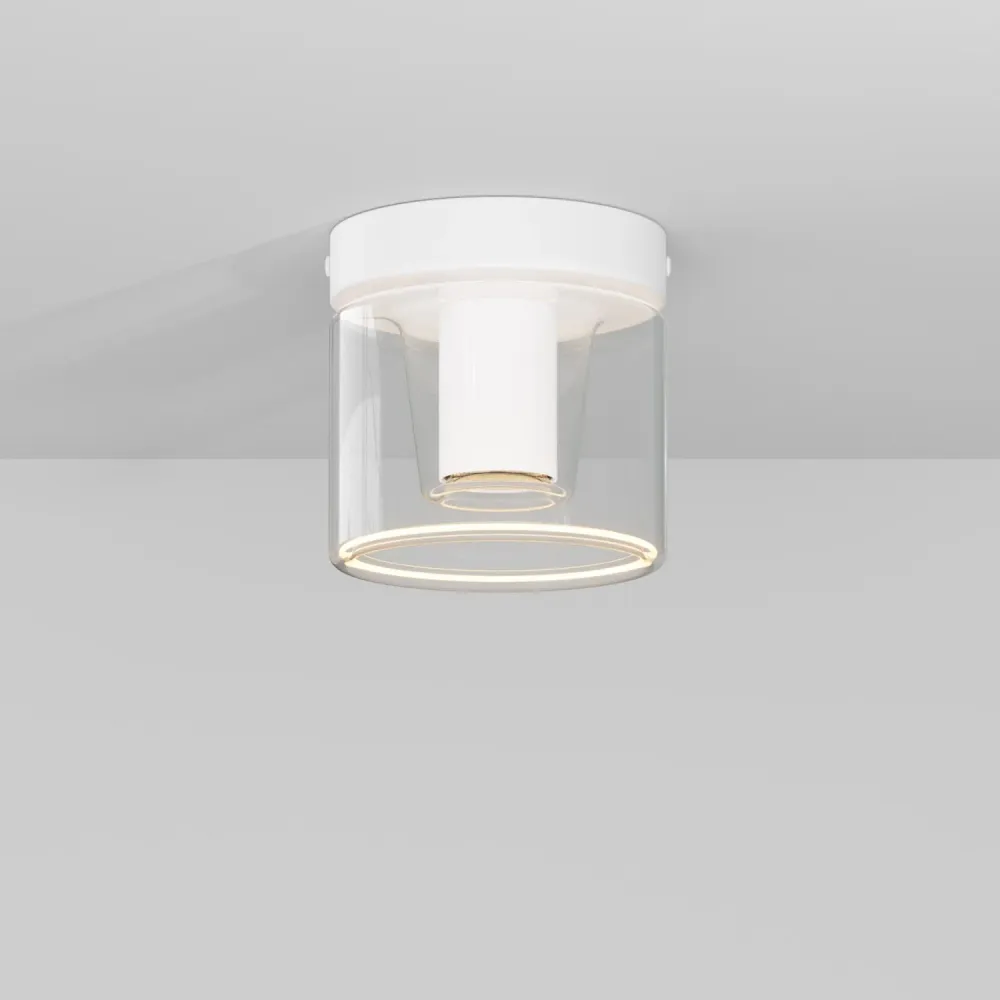 Zidna lampa Fermaluce mat bijela s G03 žaruljom