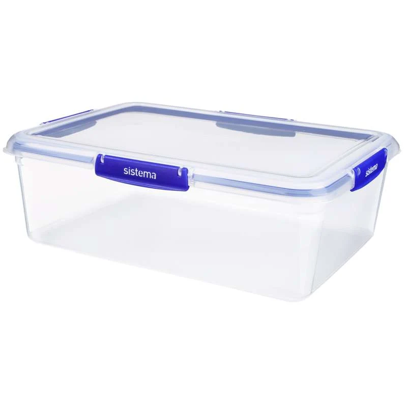 Sistema Skladištenje hrane - Klip It Plus - Pravokutni - 7.5L - Plavi