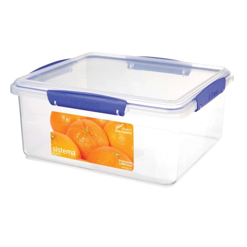 Sistema Čuvanje hrane - Klip It - Pravokutnik - 5L - Plava