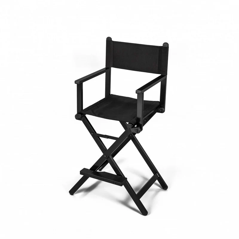 AMABILIA CHAIR 65 ALU - Redateljski/Make up stolac (crni)