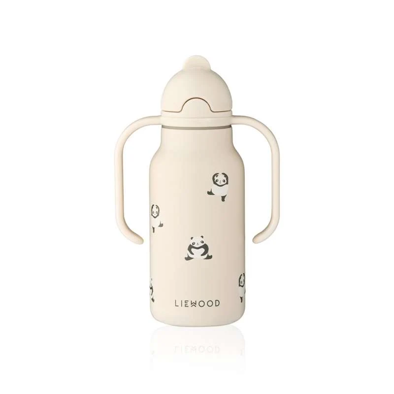 Liewood Kimmie Drikkeflaske - Rustfrit Stål - 250ml - Pocket Panda/Sandy