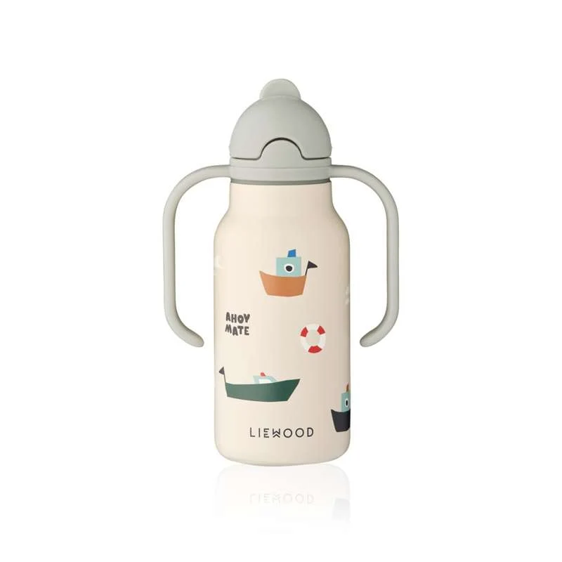 Liewood Kimmie Drikkeflaske - Rustfrit Stål - 250ml - Sailing/Sandy