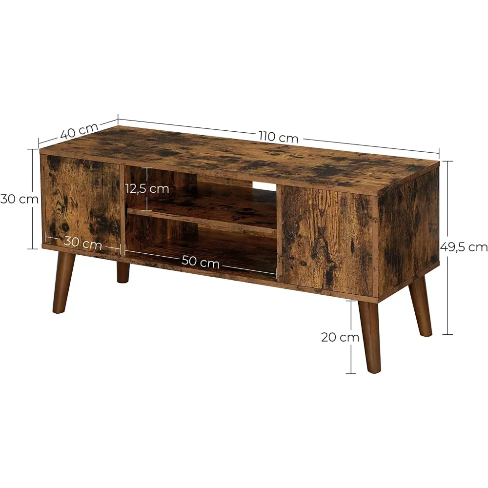 Retro TV ormarić, TV stol 110 x 40 x 49,5 cm