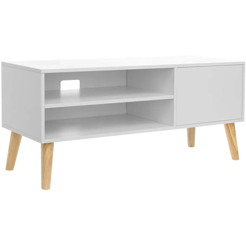 Skandinavski TV stalak 110 x 40 x 49,5 cm bijeli