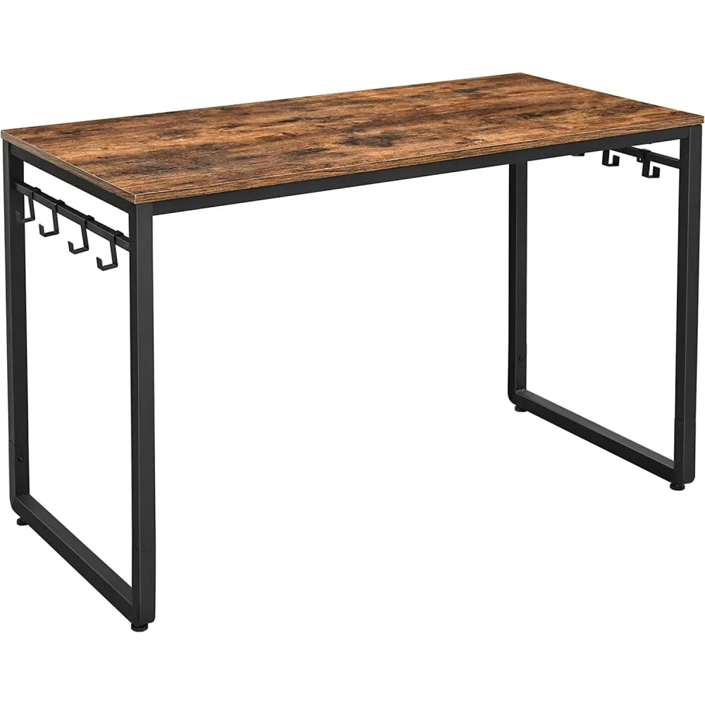 stol za računalo, stol s 8 kuka, 120 x 60 x 75 cm
