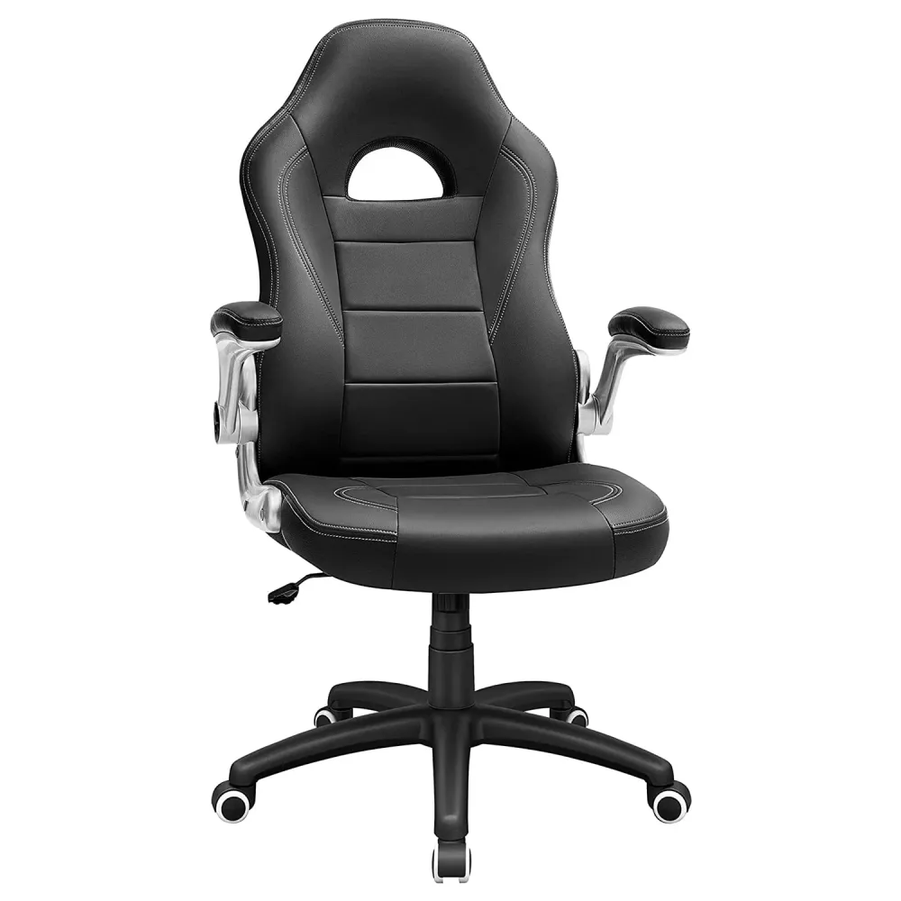 Stolica, ergonomska uredska stolica sa sklopivim naslonima za ruke i visokim naslonom